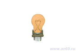 Лампа 12*21(W2.5*16d) желтая безцокальная, пластмассовая Маяк(иномарки)